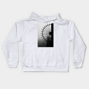 Tynemouth Sea Mist Railing Kids Hoodie